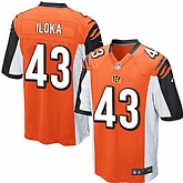 Nike Men & Women & Youth Bengals #43 Iloka Orange Team Color Game Jersey,baseball caps,new era cap wholesale,wholesale hats